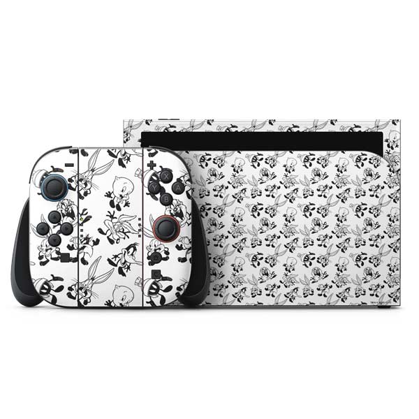 Looney Tunes Big Head Pattern Nintendo Switch 2 (2025) with Joy-Con Skin