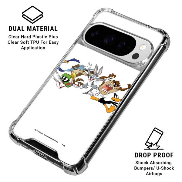 Looney Tunes Chase Google Pixel 10 Pro Clear Case