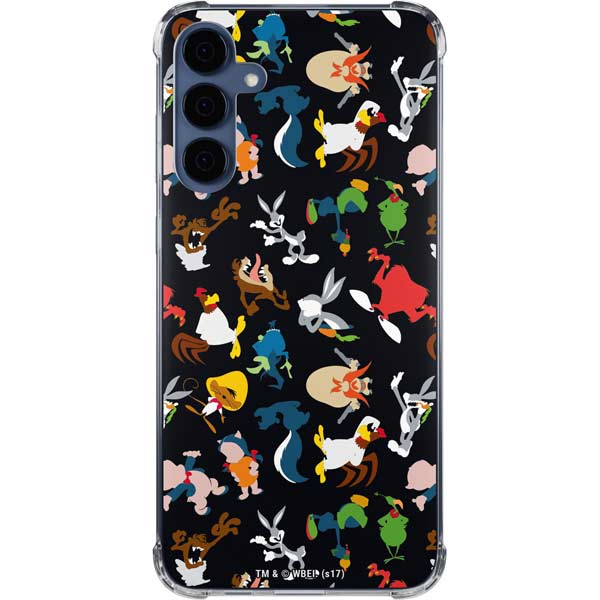 Looney Tunes Identity Pattern Galaxy A35 5G Clear Case