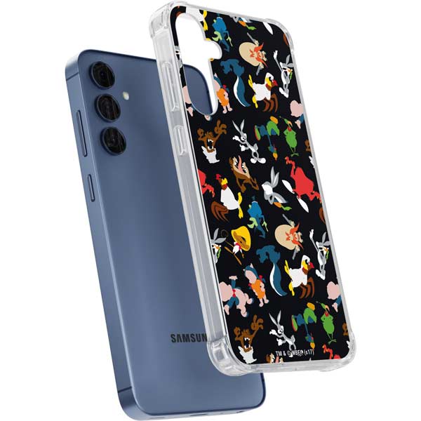 Looney Tunes Identity Pattern Galaxy A35 5G Clear Case