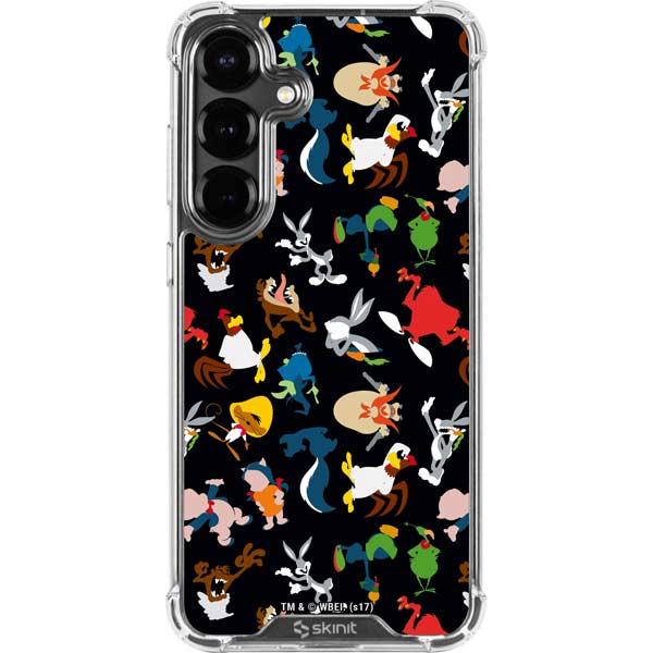 Looney Tunes Identity Pattern Galaxy S26 Clear Case