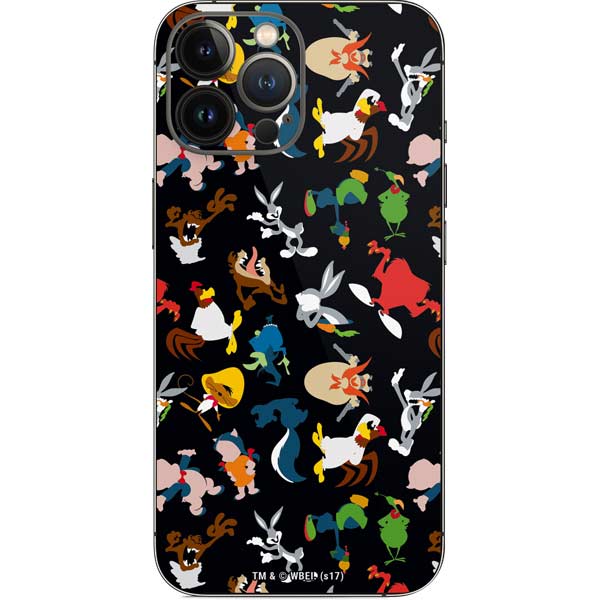 Looney Tunes Identity Pattern iPhone 15 Pro Max Skin