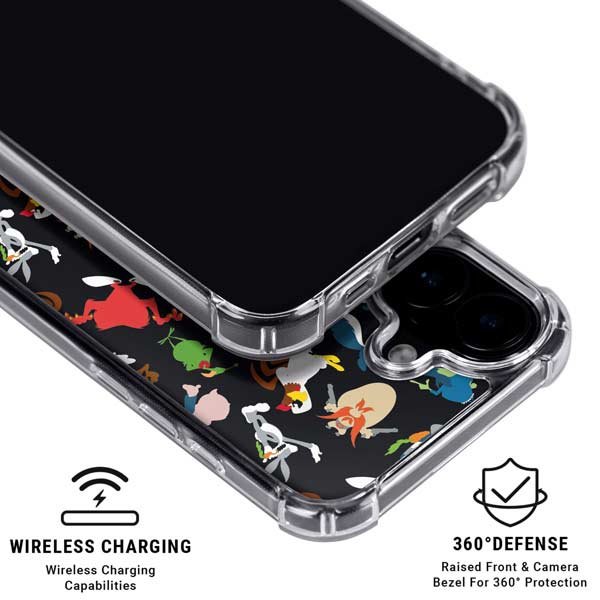 Looney Tunes Identity Pattern iPhone 16 MagSafe Case