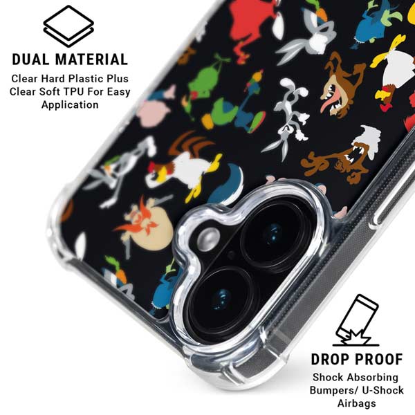 Looney Tunes Identity Pattern iPhone 16 MagSafe Case