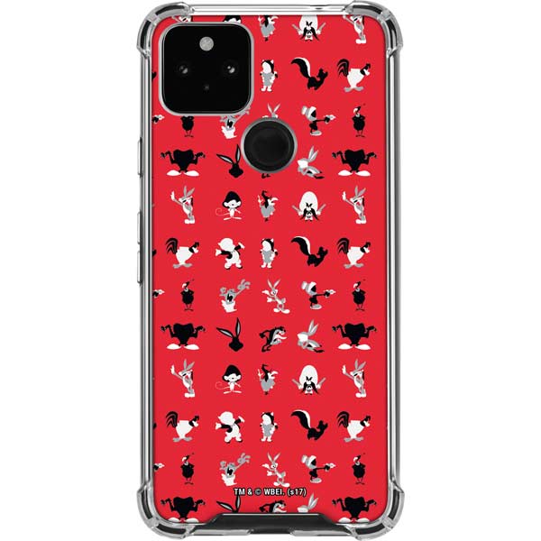 Looney Tunes Identity Red Pattern Pixel Cases