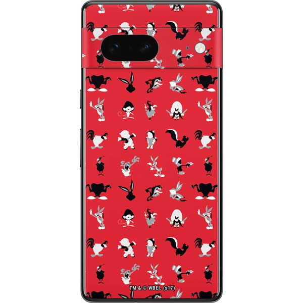 Looney Tunes Identity Red Pattern Pixel Skins
