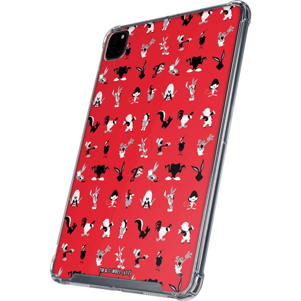 Looney Tunes Identity Red Pattern iPad Cases