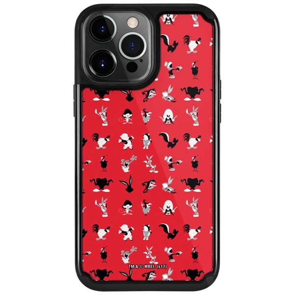 Looney Tunes Identity Red Pattern iPhone Cases