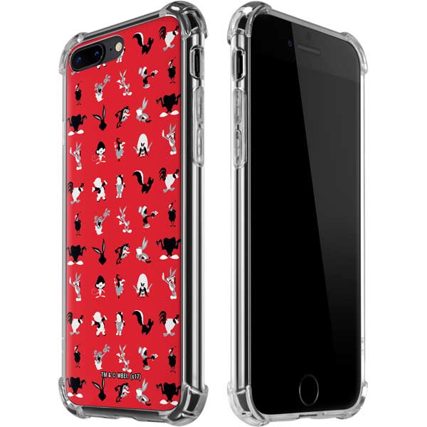 Looney Tunes Identity Red Pattern iPhone Cases