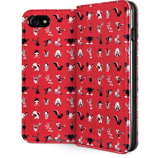 Looney Tunes Identity Red Pattern iPhone Cases