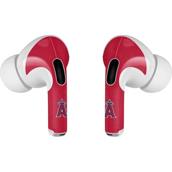 MLB Los Angeles Angels - Solid Distressed AirPods Skins