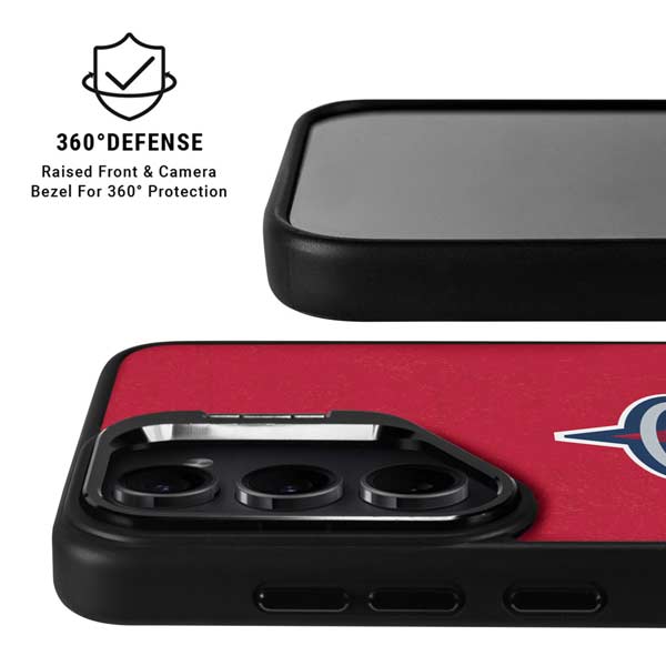 MLB Los Angeles Angels - Solid Distressed Galaxy S26 Plus Kickstand Case