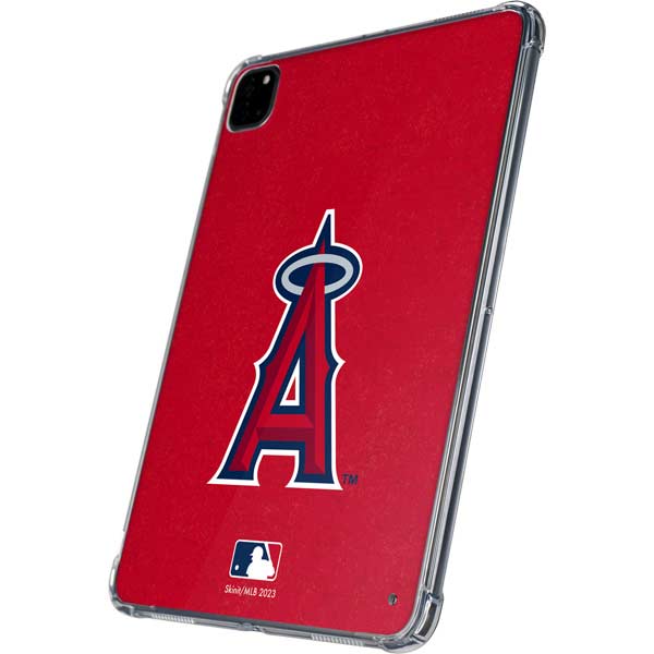 MLB Los Angeles Angels - Solid Distressed iPad Pro 11in (2024) Clear Case