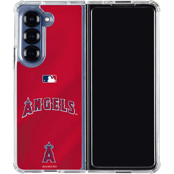 MLB Los Angeles Angels Alternate Jersey Galaxy Z Fold7 Clear Case