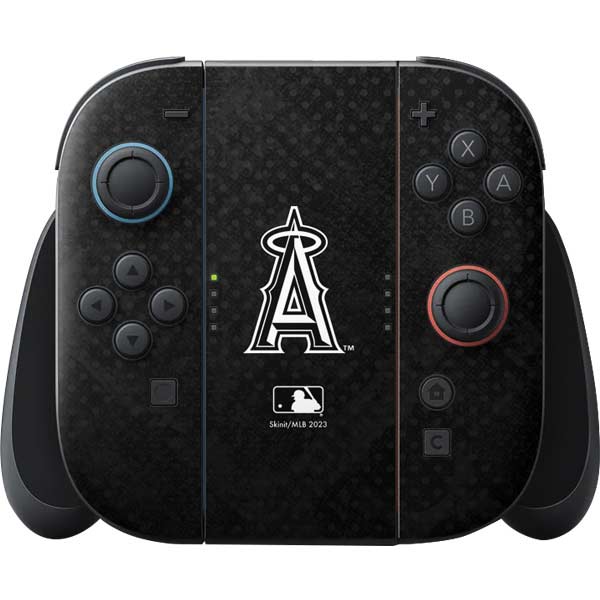 MLB Los Angeles Angels Dark Wash Nintendo Skins