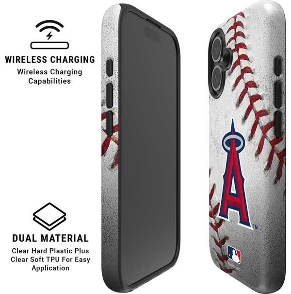 MLB Los Angeles Angels Game Ball iPhone 16 Magsafe Impact Case