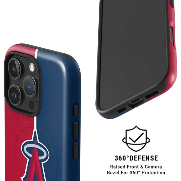 MLB Los Angeles Angels Split iPhone 16 Pro Max Magsafe Impact Case