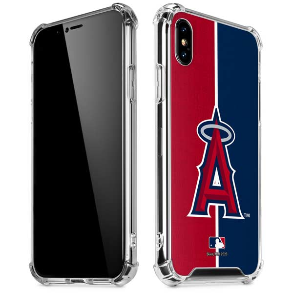 MLB Los Angeles Angels Split iPhone X/XS Clear Case