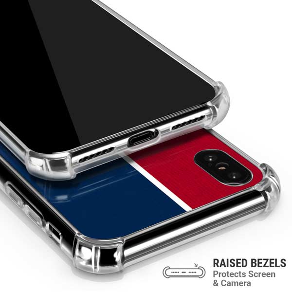 MLB Los Angeles Angels Split iPhone X/XS Clear Case