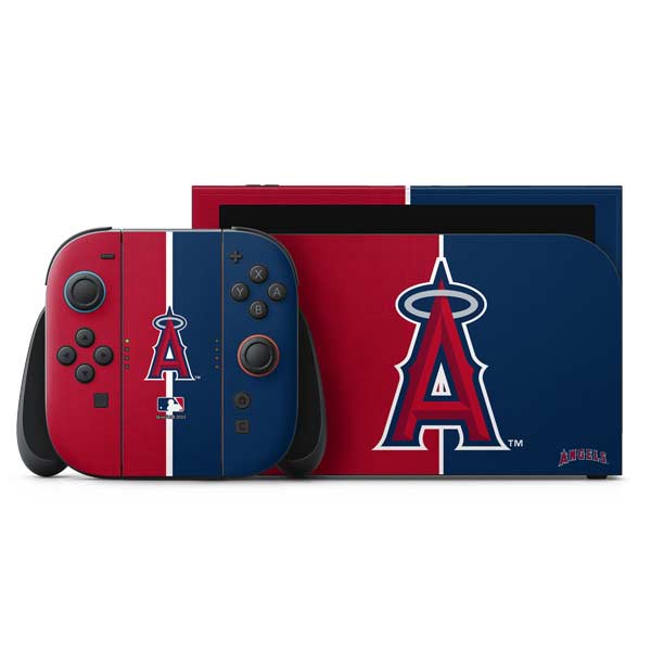 MLB Los Angeles Angels Split Nintendo Skins
