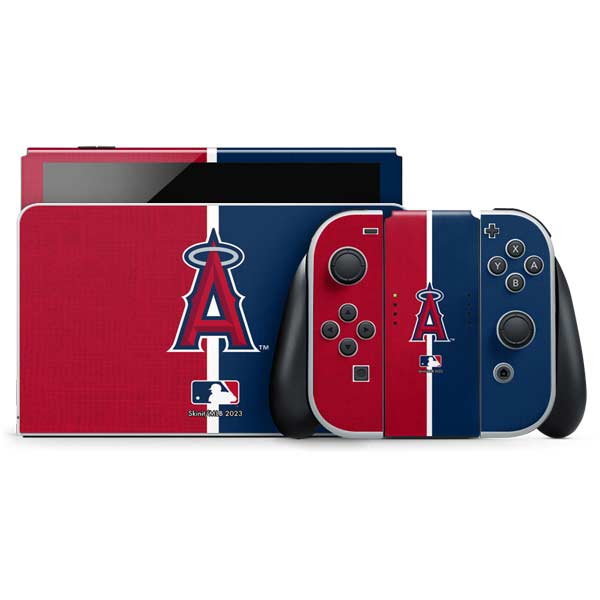 MLB Los Angeles Angels Split Nintendo Skins