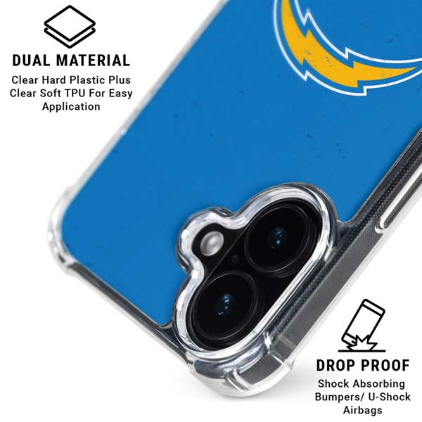 NFL Los Angeles Chargers - Alternate Distressed iPhone 17 MagSafe Case