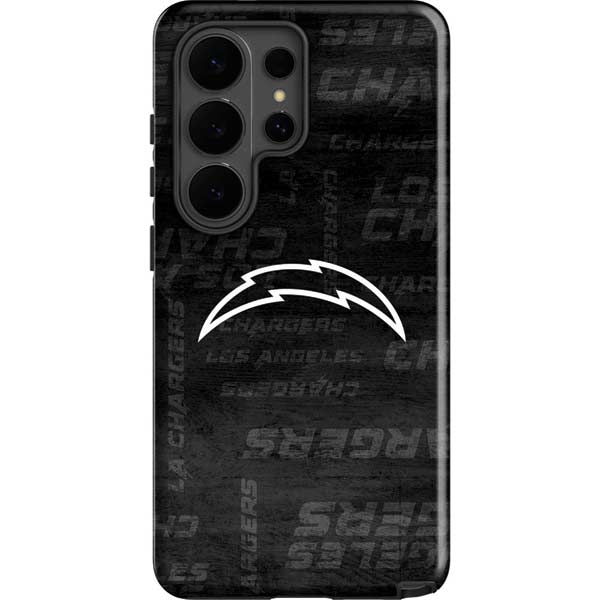 NFL Los Angeles Chargers Black & White Galaxy S26 Ultra Impact Case