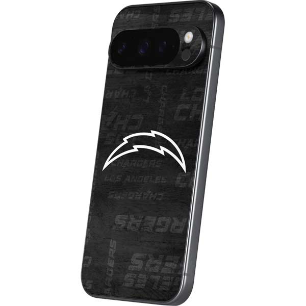 NFL Los Angeles Chargers Black & White Google Pixel 10 Pro XL Skin