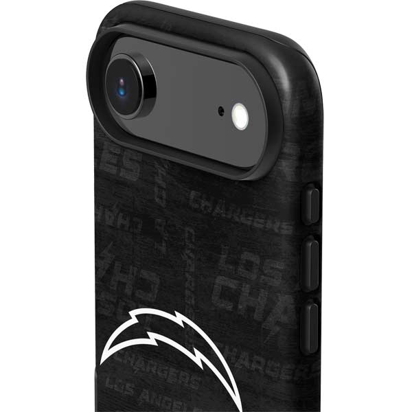 NFL Los Angeles Chargers Black & White iPhone 17 Air Impact Case