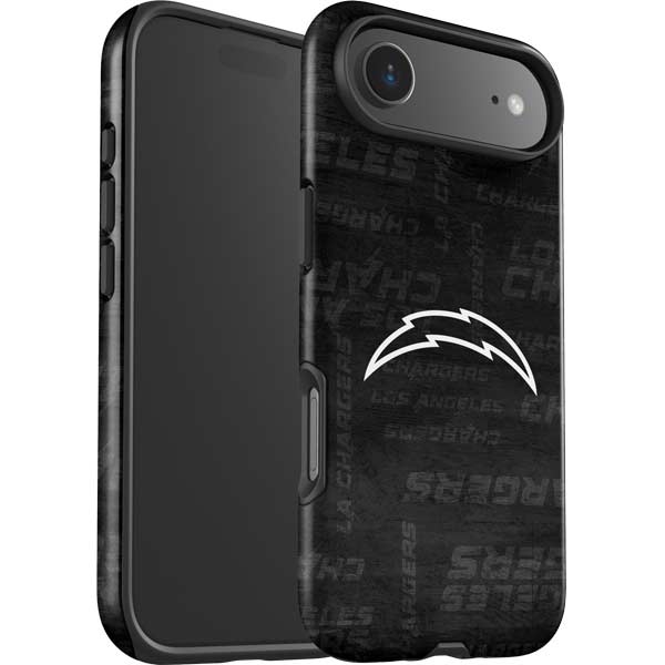 NFL Los Angeles Chargers Black & White iPhone 17 Air Impact Case