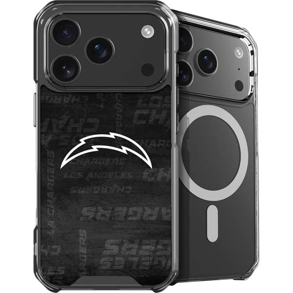 NFL Los Angeles Chargers Black & White iPhone 17 Pro MagSafe Case