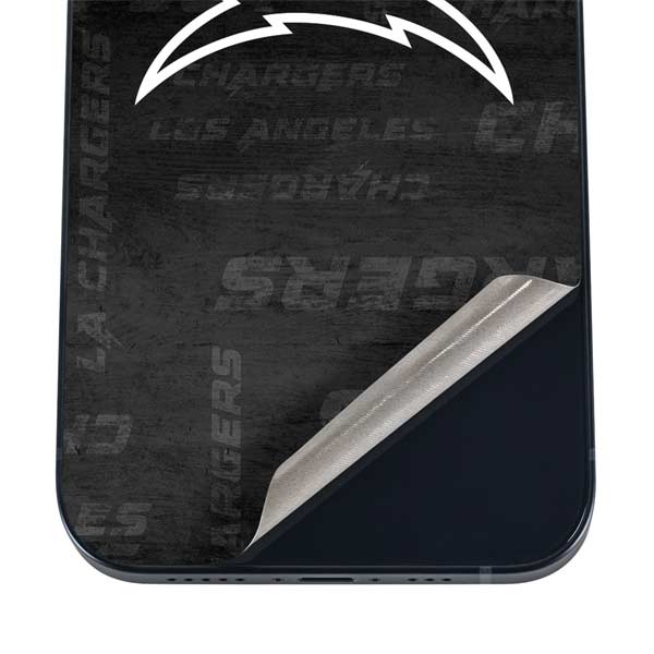 NFL Los Angeles Chargers Black & White iPhone 17 Pro Skin