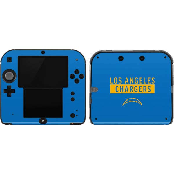 NFL Los Angeles Chargers Blue Performance Series Nintendo Skins