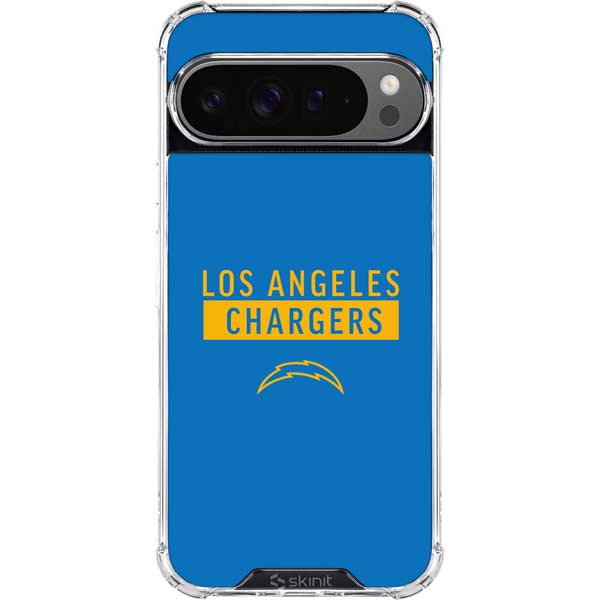 NFL Los Angeles Chargers Blue Performance Series Google Pixel 10 Pro Clear Case