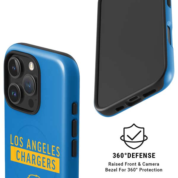 NFL Los Angeles Chargers Blue Performance Series iPhone 16 Pro Max Magsafe Impact Case