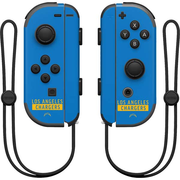 NFL Los Angeles Chargers Blue Performance Series Nintendo Skins