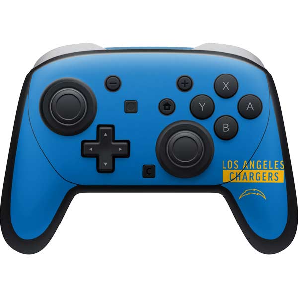 NFL Los Angeles Chargers Blue Performance Series Nintendo Skins