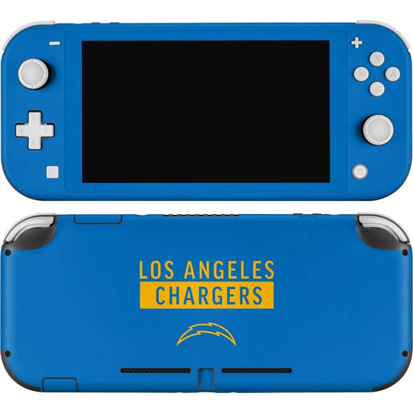 NFL Los Angeles Chargers Blue Performance Series Nintendo Skins