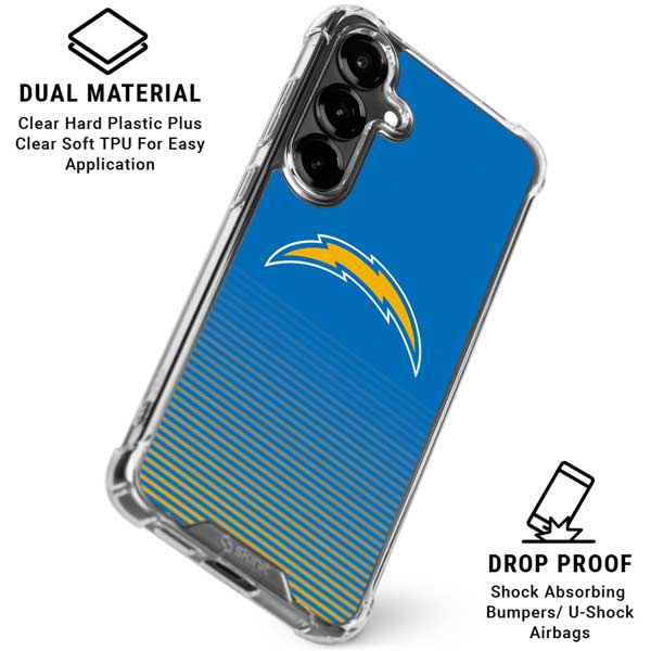 NFL Los Angeles Chargers Breakaway Galaxy S26 Clear Case