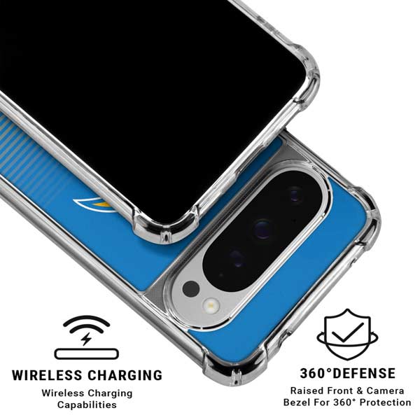 NFL Los Angeles Chargers Breakaway Google Pixel 10 Pro XL Clear Case