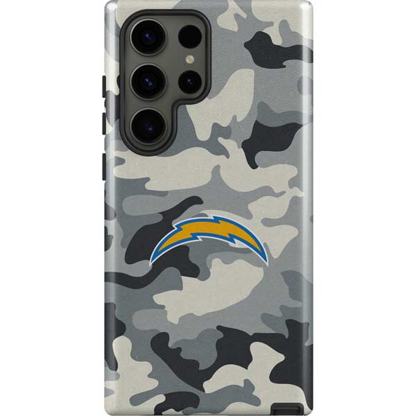 NFL Los Angeles Chargers Camo Galaxy S23 Ultra Pro Case