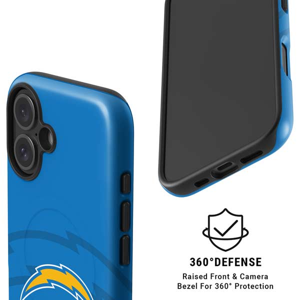 NFL Los Angeles Chargers Double Vision iPhone 16 Magsafe Impact Case