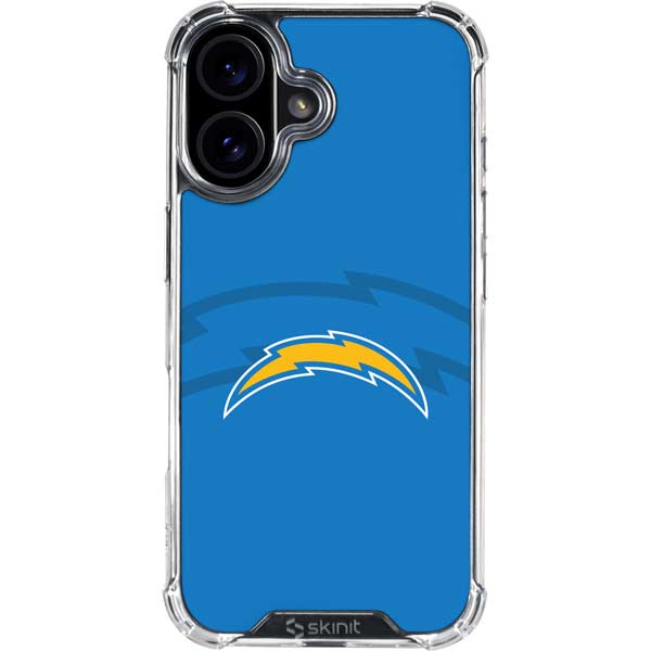 NFL Los Angeles Chargers Double Vision iPhone 17 Clear Case