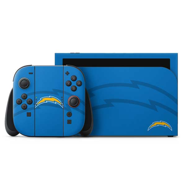 NFL Los Angeles Chargers Double Vision Nintendo Skins