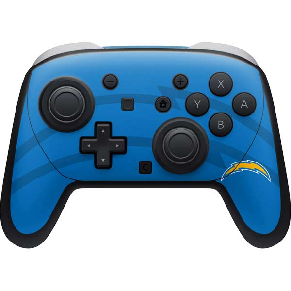 NFL Los Angeles Chargers Double Vision Nintendo Switch 2 (2025) Pro Controller Skin