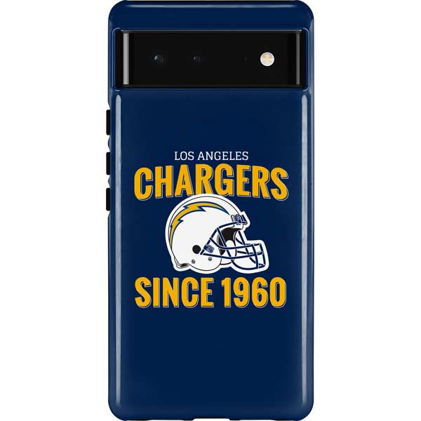 NFL Los Angeles Chargers Helmet Pixel Cases