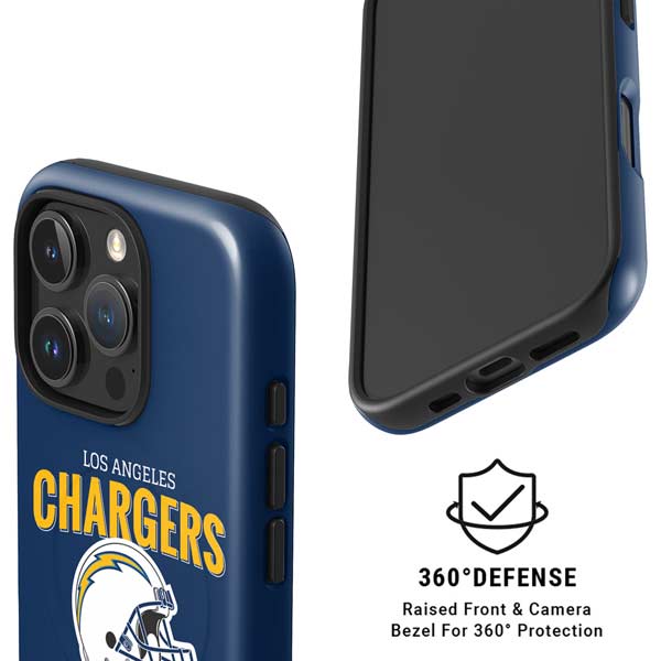 NFL Los Angeles Chargers Helmet iPhone 16 Pro Max Magsafe Impact Case
