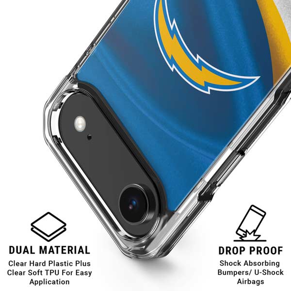 NFL Los Angeles Chargers iPhone 17 Air Clear Case