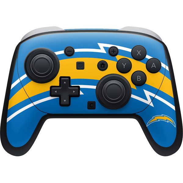 NFL Los Angeles Chargers Large Logo Nintendo Skins