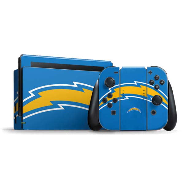 NFL Los Angeles Chargers Large Logo Nintendo Skins
